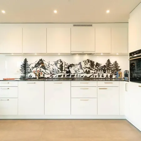 Stockhorn In See- Und Bergnaehe, Modern, Mit Balkon, 4 Gaeste Spiez