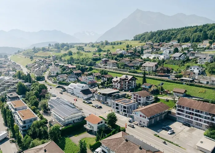 Apartmán Stockhorn In See- Und Bergnaehe, Modern, Mit Balkon, 4 Gaeste Spiez