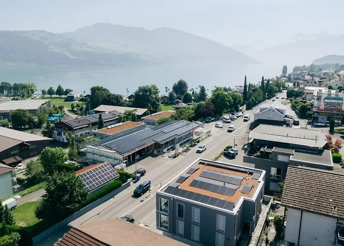 Apartmán Stockhorn In See- Und Bergnaehe, Modern, Mit Balkon, 4 Gaeste Spiez