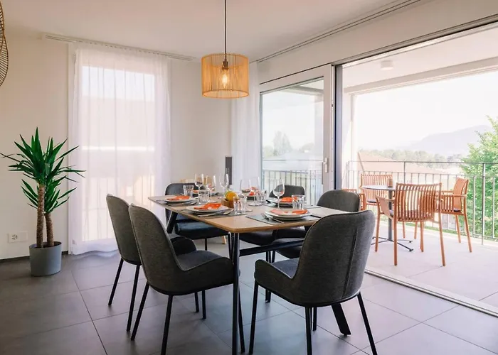 شقة Stockhorn In See- Und Bergnaehe, Modern, Mit Balkon, 4 Gaeste سبيز
